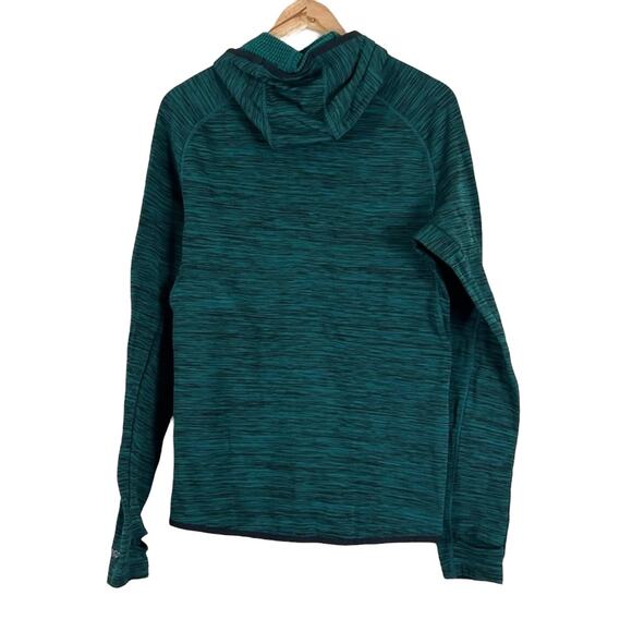 DSG Pullover Hoodie Womens S Green Space Dye Scuba Neck Athleisure Lightweight - Picture 4 of 5